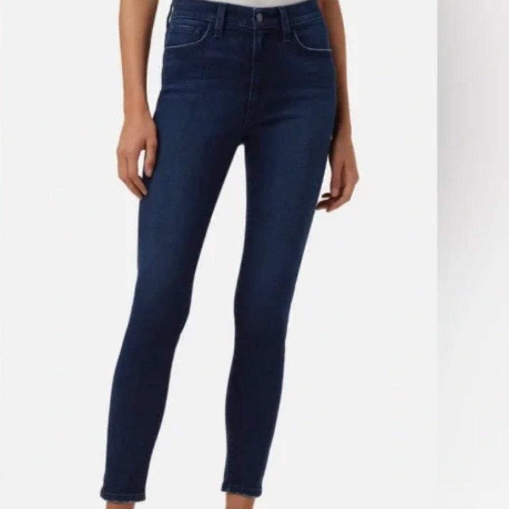Joe's Jeans Charlie Skinny Ankle Stretch Jeans High Rise Dark Wash Sundown Sz 24